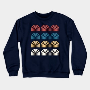 Simple Geometry 4 colors Crewneck Sweatshirt